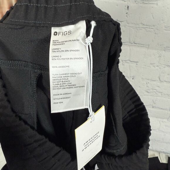 NWT FIGS Scrub Pants Women’s XL High Waisted Flare Nurse Cargo Pockets - Picture 8 of 12